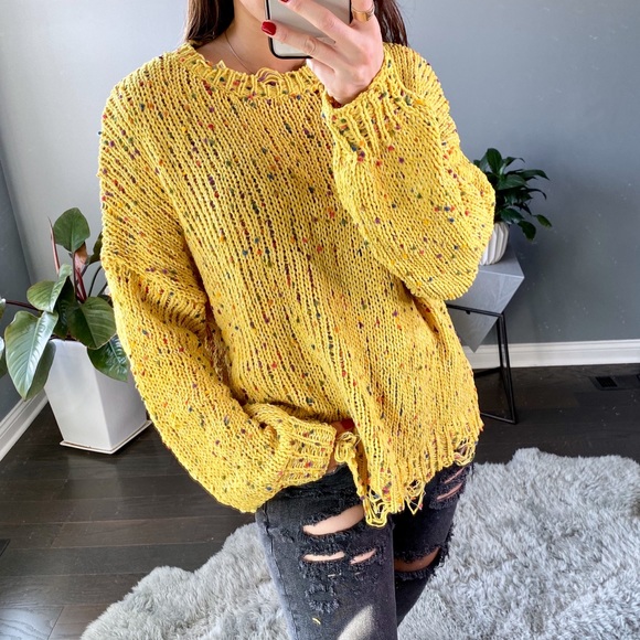 ◾️Willow Confetti Knit Sweater Bumble - Picture 2 of 7